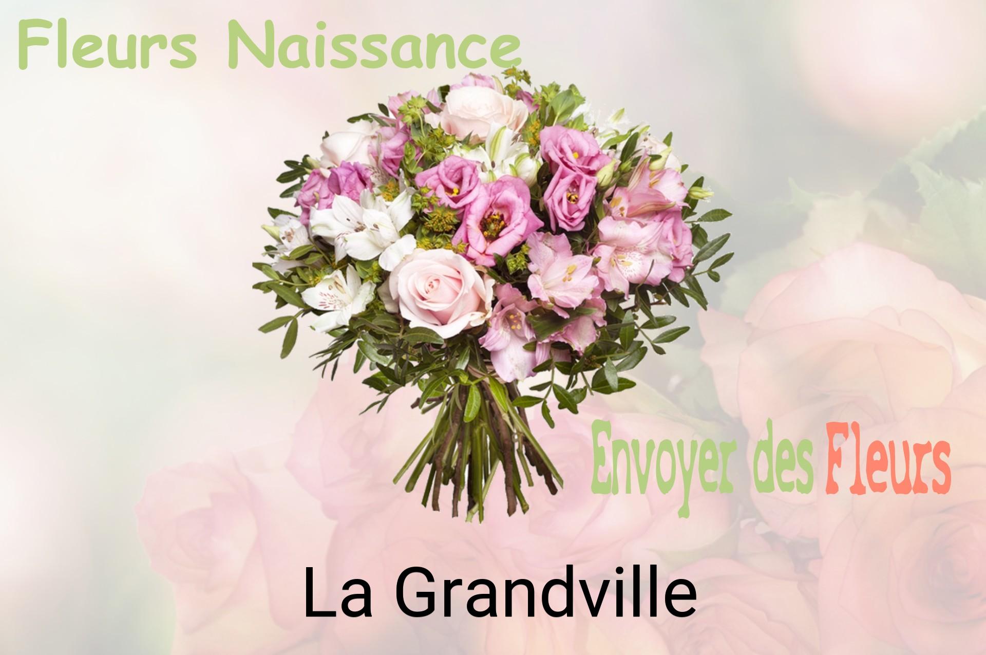 Bouquet de fleurs de naissance livré à La Grandville